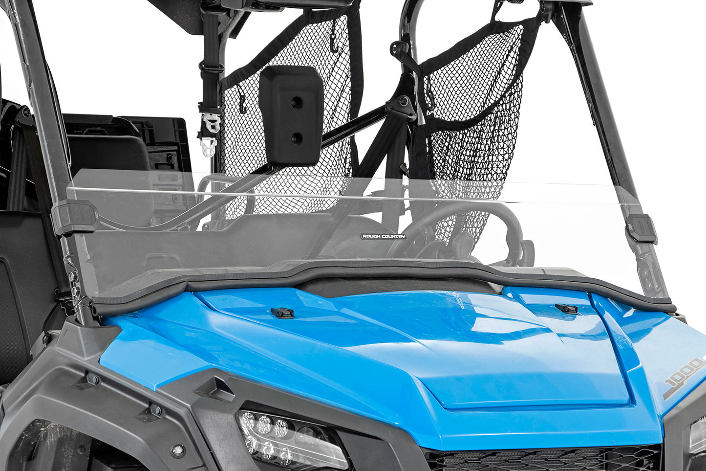 Rough Country Half Windshield Scratch Resistant 16-22 Honda Pioneer 1000 4WD Rough Country