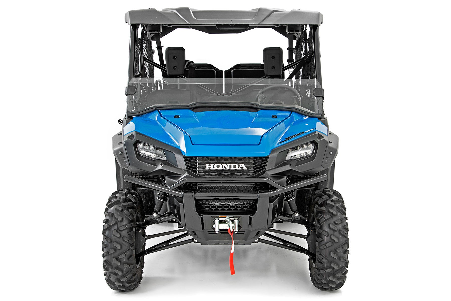 Half Windshield Scratch Resistant 16-22 Honda Pioneer 1000 4WD Rough Country-4