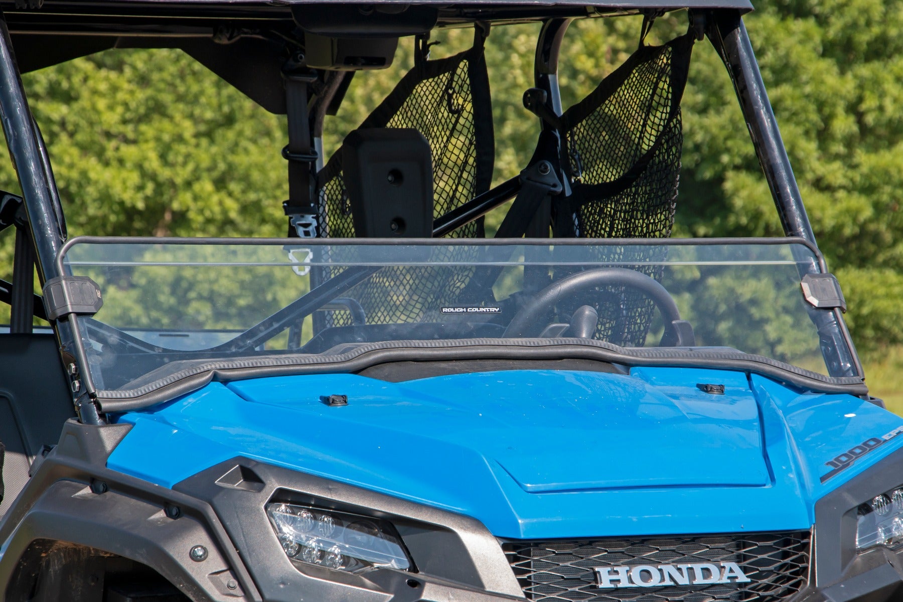 Honda Scratch Resistant Half Windshield (16-20 Pioneer 1000) Rough Country-4