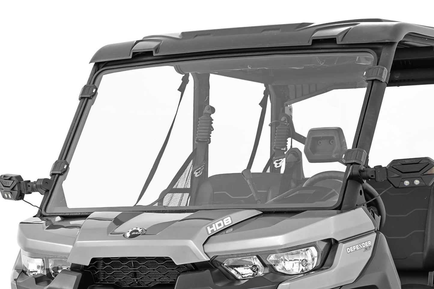 Full Windshield Scratch Resistant Can-Am Defender HD 8/HD 9/HD 10 Rough Country