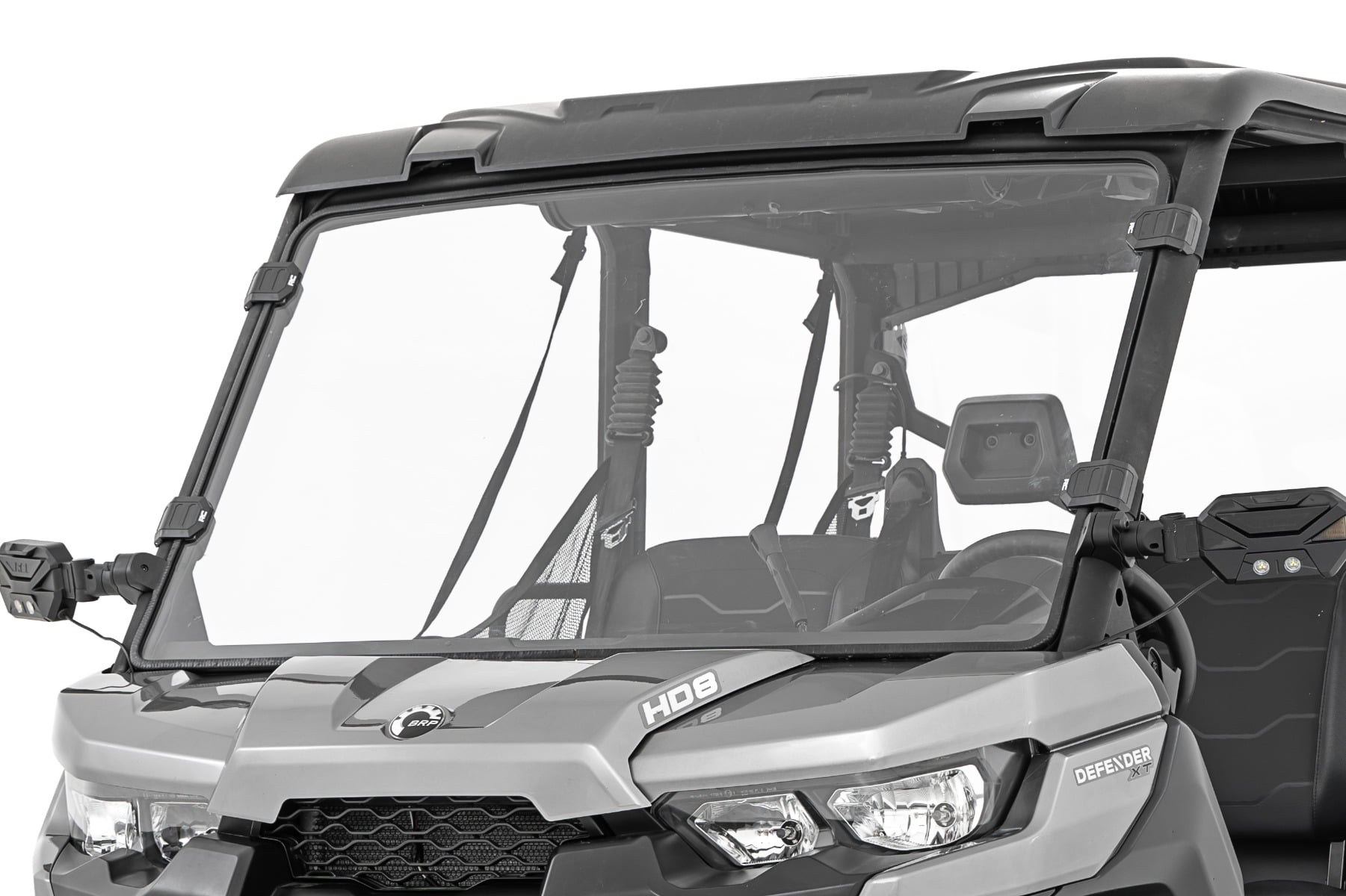 Full Windshield Scratch Resistant Can-Am Defender HD 8/HD 9/HD 10 Rough Country