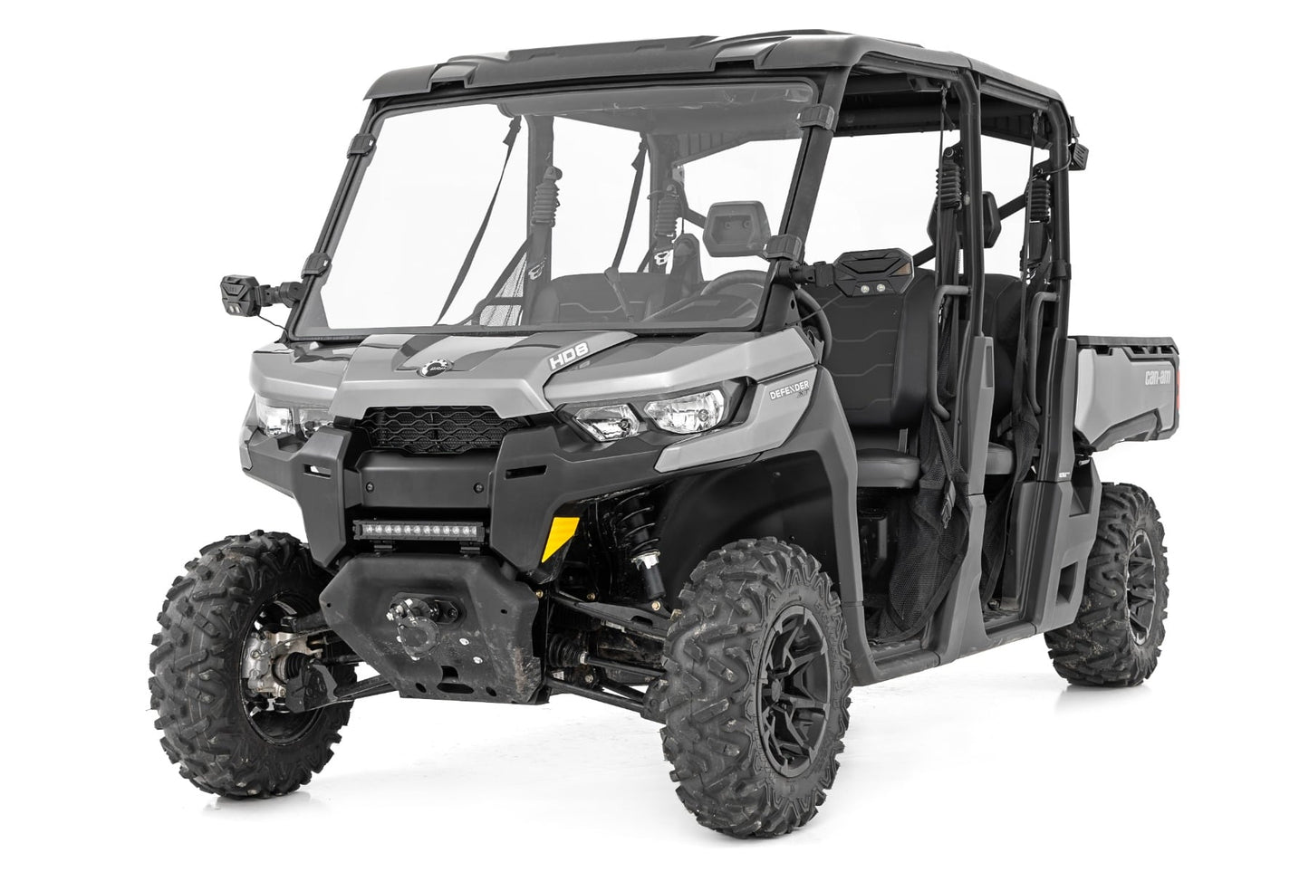 Full Windshield Scratch Resistant Can-Am Defender HD 8/HD 9/HD 10 Rough Country-1