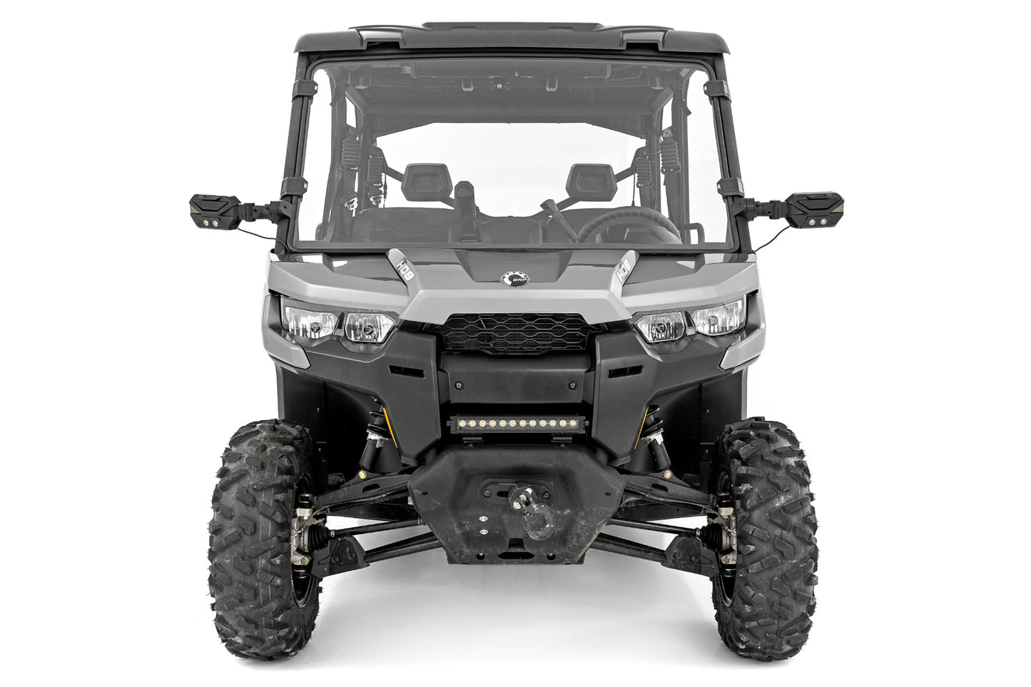 Full Windshield Scratch Resistant Can-Am Defender HD 8/HD 9/HD 10 Rough Country-3