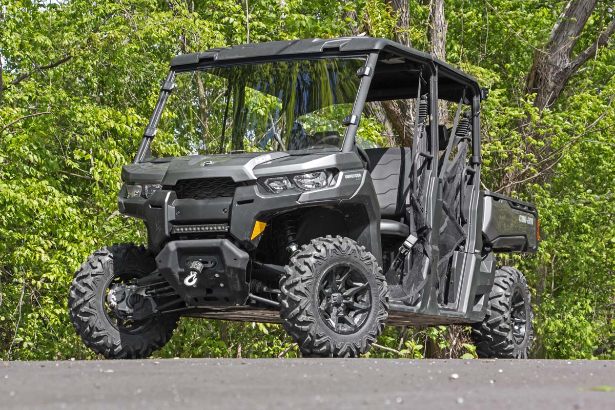 Full Windshield Scratch Resistant Can-Am Defender HD 8/HD 9/HD 10 Rough Country-5