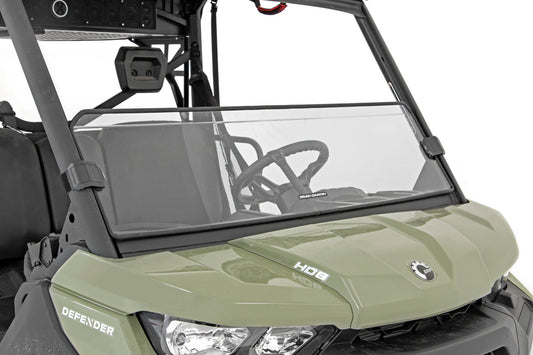 Rough Country Can-Am Half Windshield 16-21 Can-Am Defender 4WD Rough Country