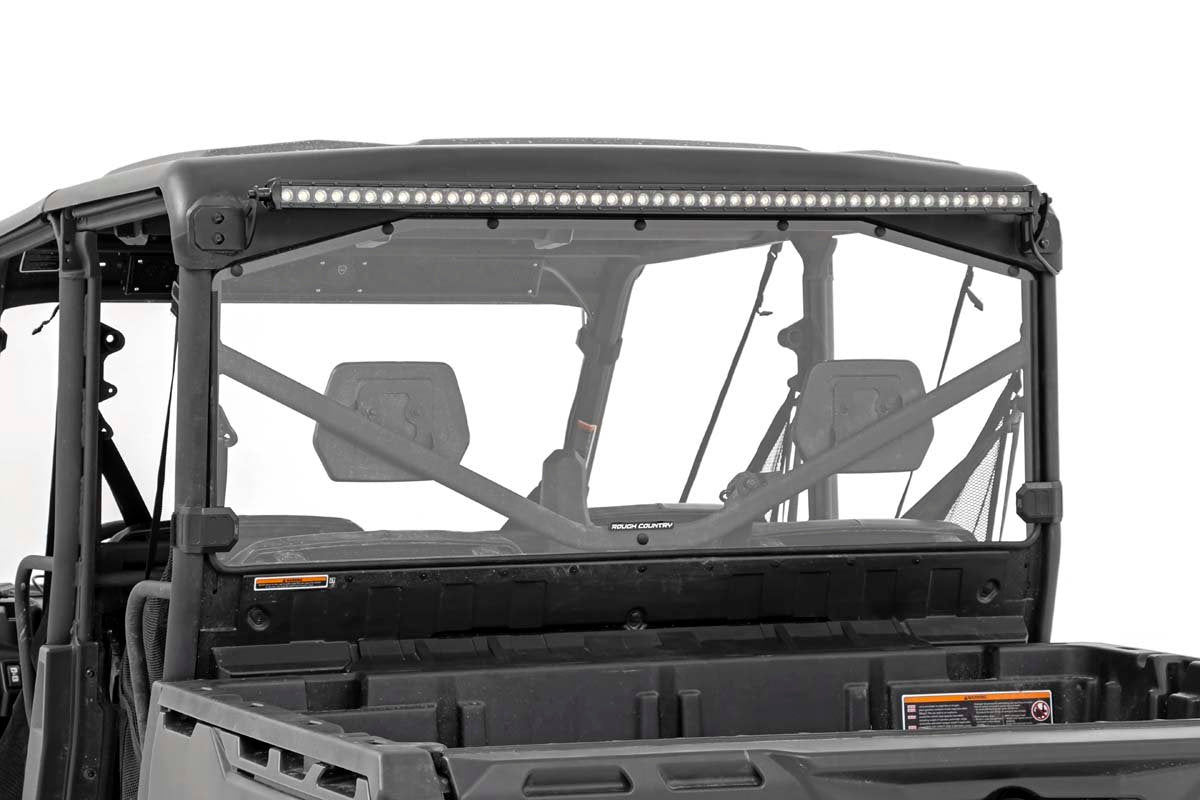 Rough Country Scratch Resistant Rear Windshield Panel 16-20 Can-Am Defender Rough Country