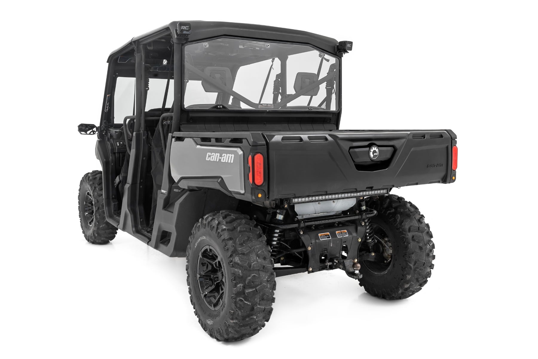 Rear Cab Panel Scratch Resistant Can-Am Defender HD 8/HD 9/HD 10 Rough Country-1