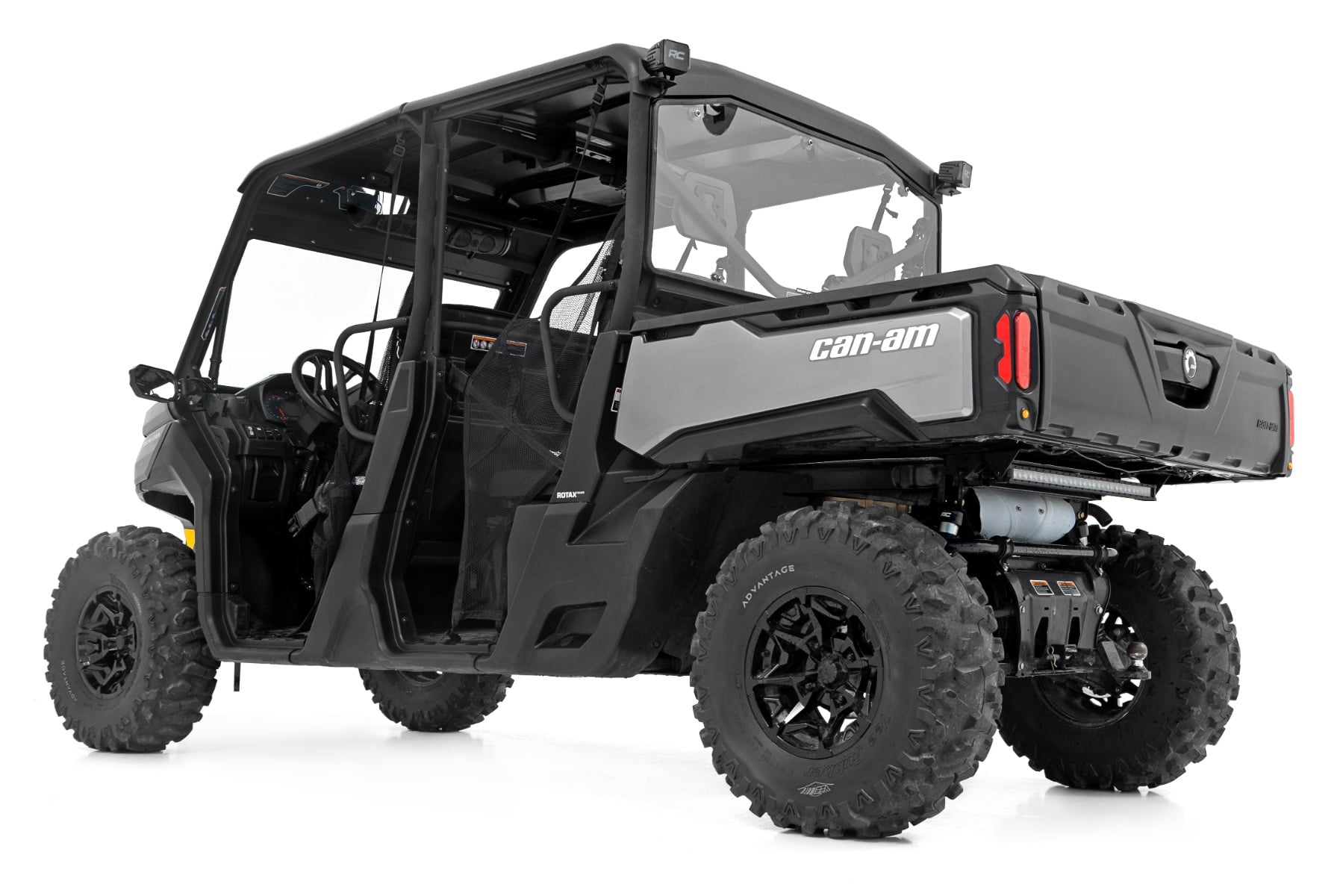Rear Cab Panel Scratch Resistant Can-Am Defender HD 8/HD 9/HD 10 Rough Country-2