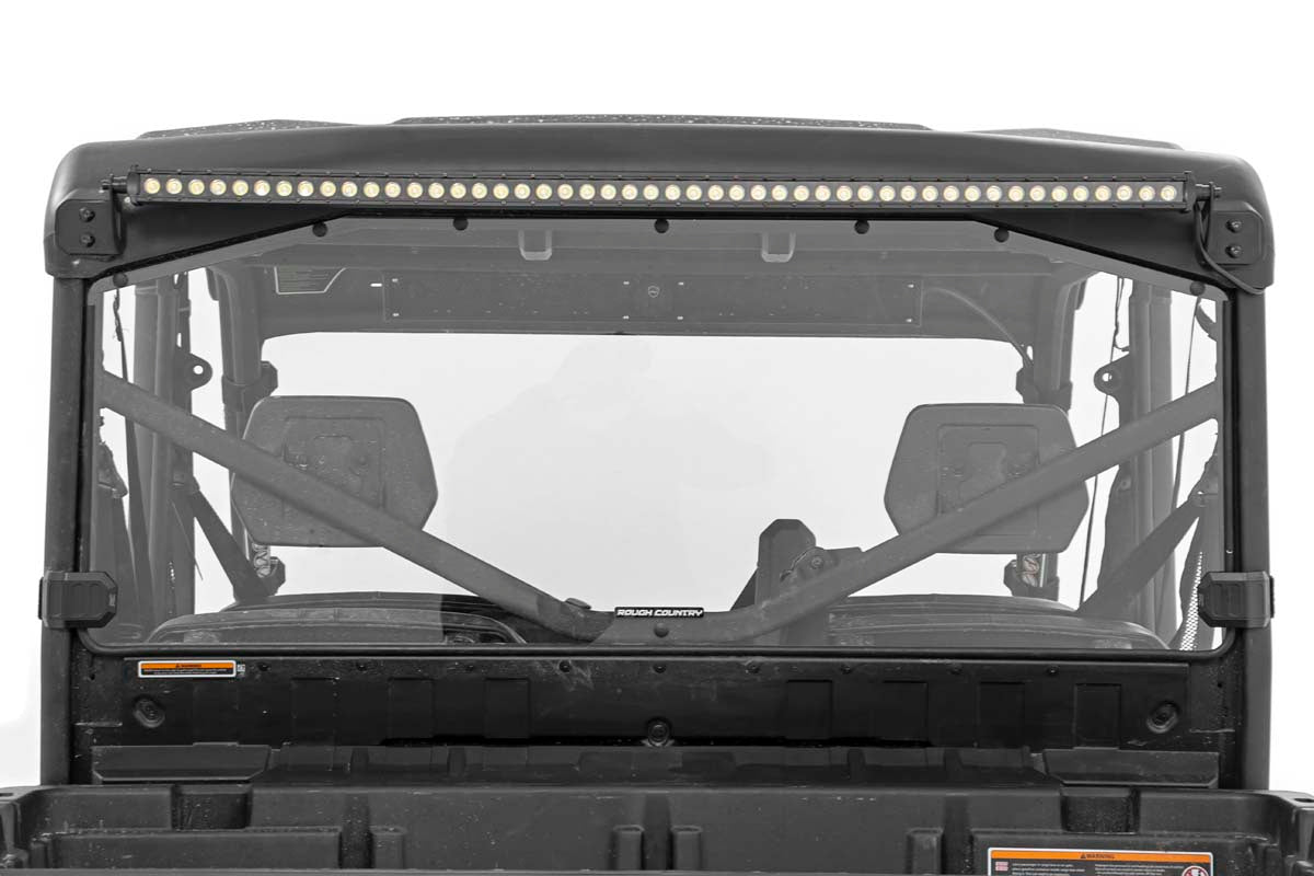 Rough Country Scratch Resistant Rear Windshield Panel 16-20 Can-Am Defender Rough Country