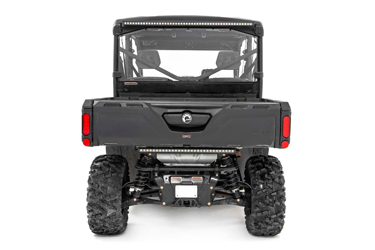 Scratch Resistant Rear Windshield Panel 16-20 Can-Am Defender Rough Country-2