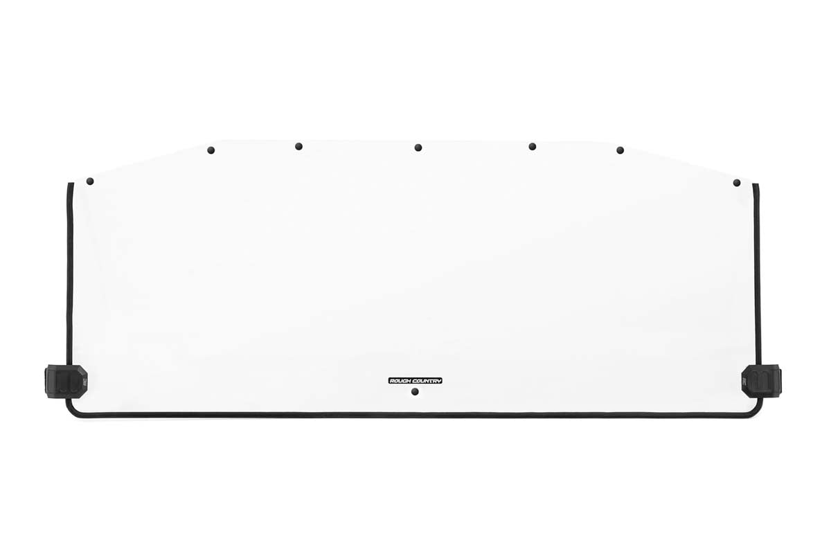 Scratch Resistant Rear Windshield Panel 16-20 Can-Am Defender Rough Country-3