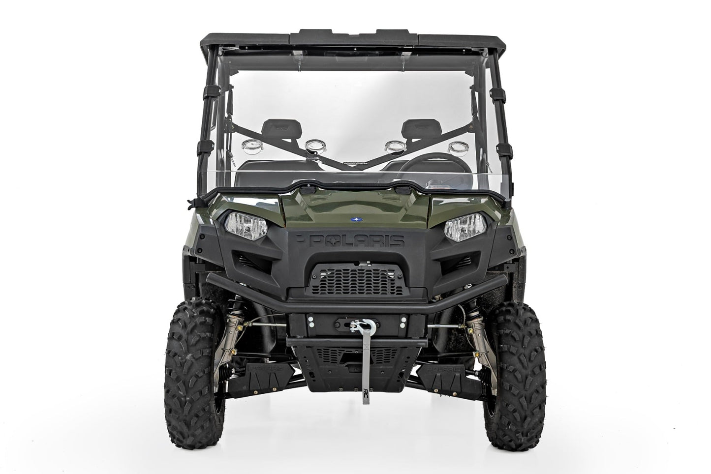 Vented Full Windshield Scratch Resistant Polaris Ranger 570 Rough Country-1