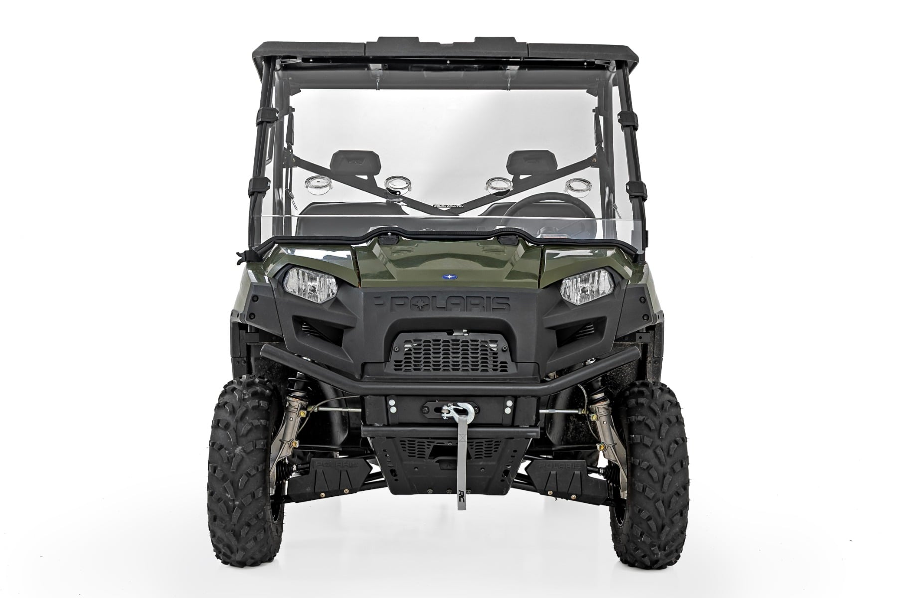 Vented Full Windshield Scratch Resistant Polaris Ranger 570 Rough Country-1