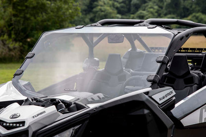 Can-Am Scratch Resistant Full Windshield 17-20 Maverick X3 Rough Country-4