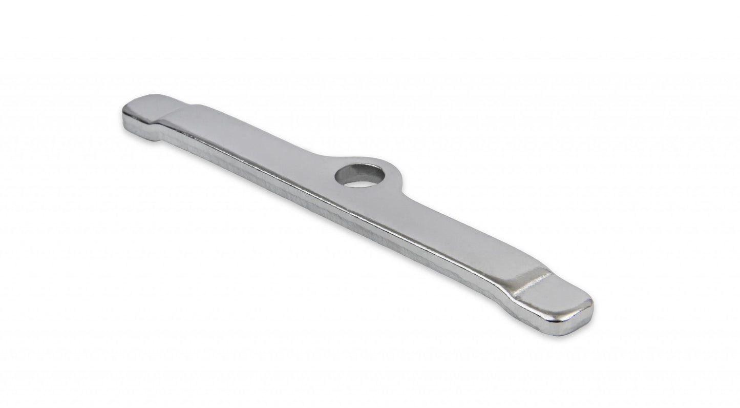 Valve Cover Clamps Chrome Custom extra long, 1/4 Inch Diameter Holes, 4 in a set Mr Gasket-2