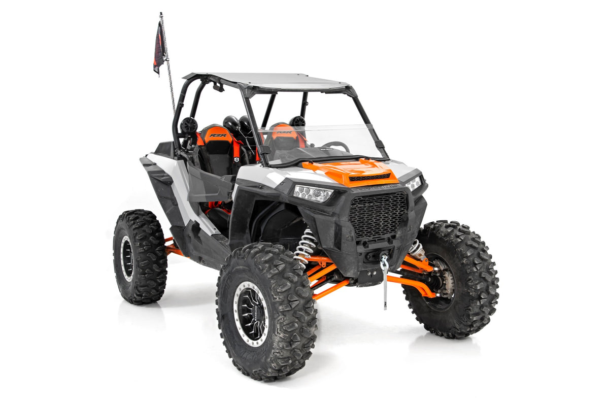 Half Windshield Scratch Resistant 14-22 Polaris RZR XP 1000/RZR XP 4 1000 Rough Country-3