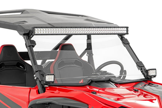 Rough Country Honda Scratch Resistant Full Windshield (2019-2020 Honda Talon) Rough Country