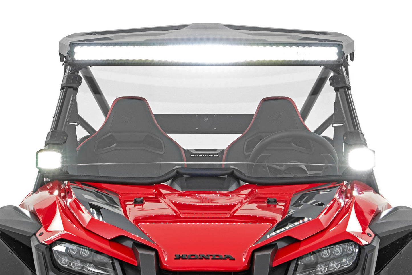 Honda Scratch Resistant Full Windshield (2019-2020 Honda Talon) Rough Country-1