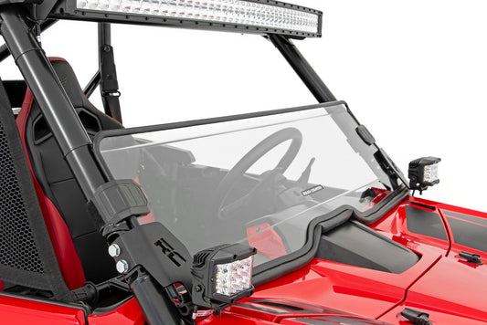 Rough Country Honda Scratch Resistant Half Windshield (2019-2020 Honda Talon) Rough Country