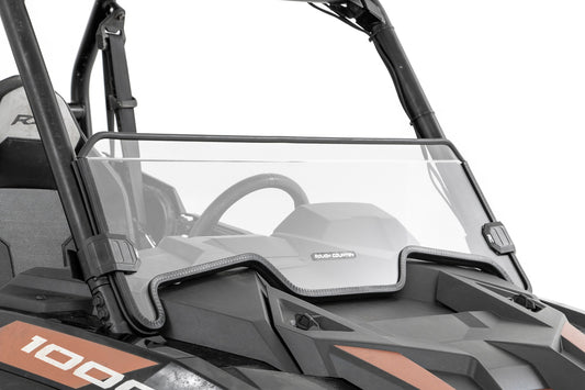 Rough Country Half Windshield Scratch Resistant 19-22 Polaris RZR XP 1000/RZR XP 4 1000 Rough Country