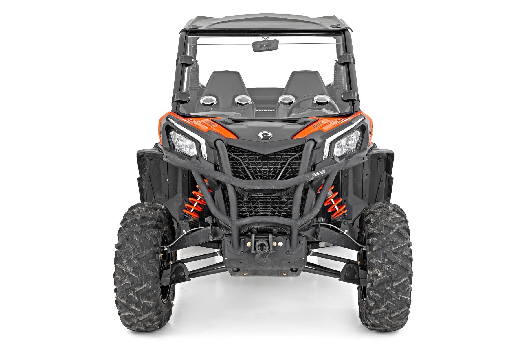 Vented Full Windshield Scratch Resistant Can-Am Maverick Sport 1000R Rough Country-1