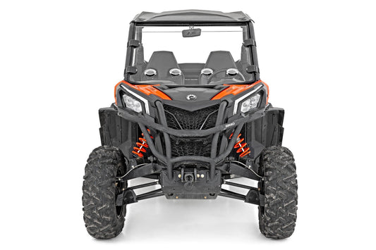 Vented Full Windshield Scratch Resistant Can-Am Maverick Sport 1000R Rough Country-1