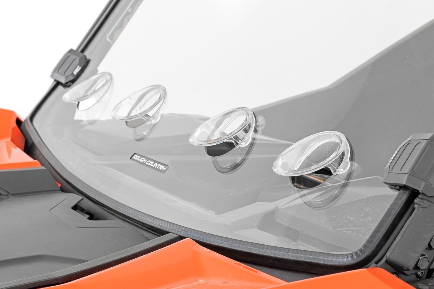 Vented Full Windshield Scratch Resistant Can-Am Maverick Sport 1000R Rough Country-2