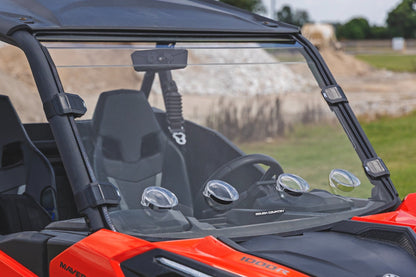 Vented Full Windshield Scratch Resistant Can-Am Maverick Sport 1000R Rough Country-4