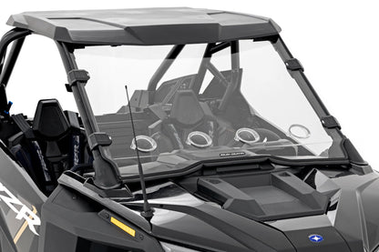 Vented Full Windshield Scratch Resistant Polaris RZR Turbo R 4 Rough Country