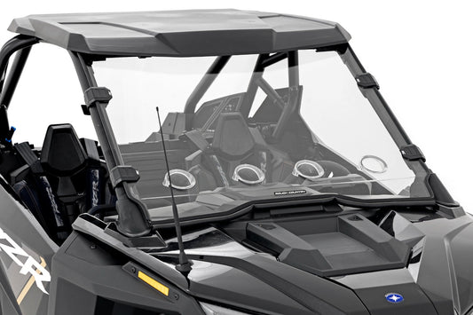 Vented Full Windshield Scratch Resistant Polaris RZR Turbo R 4 Rough Country