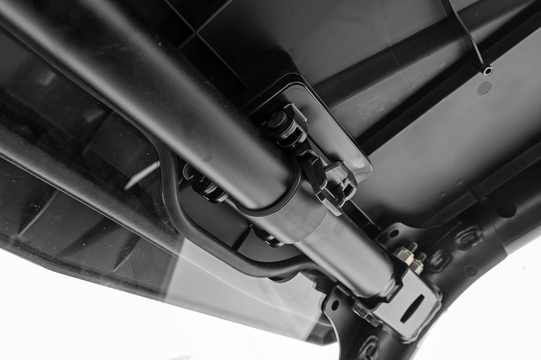 Vented Full Windshield Scratch Resistant Polaris RZR Turbo R 4 Rough Country-1