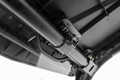 Vented Full Windshield Scratch Resistant Polaris RZR Turbo R 4 Rough Country-1