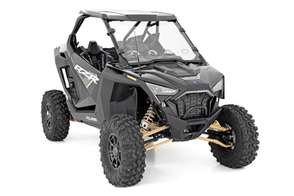 Vented Full Windshield Scratch Resistant Polaris RZR Turbo R 4 Rough Country-2