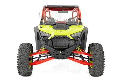 Vented Full Windshield Scratch Resistant Polaris RZR Turbo R Rough Country-3