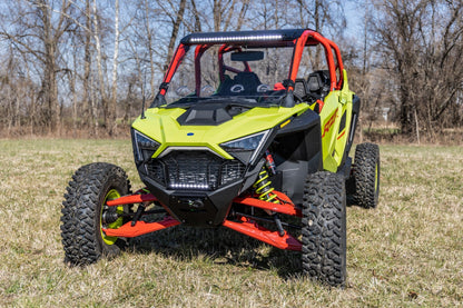 Vented Full Windshield Scratch Resistant Polaris RZR Turbo R Rough Country-5