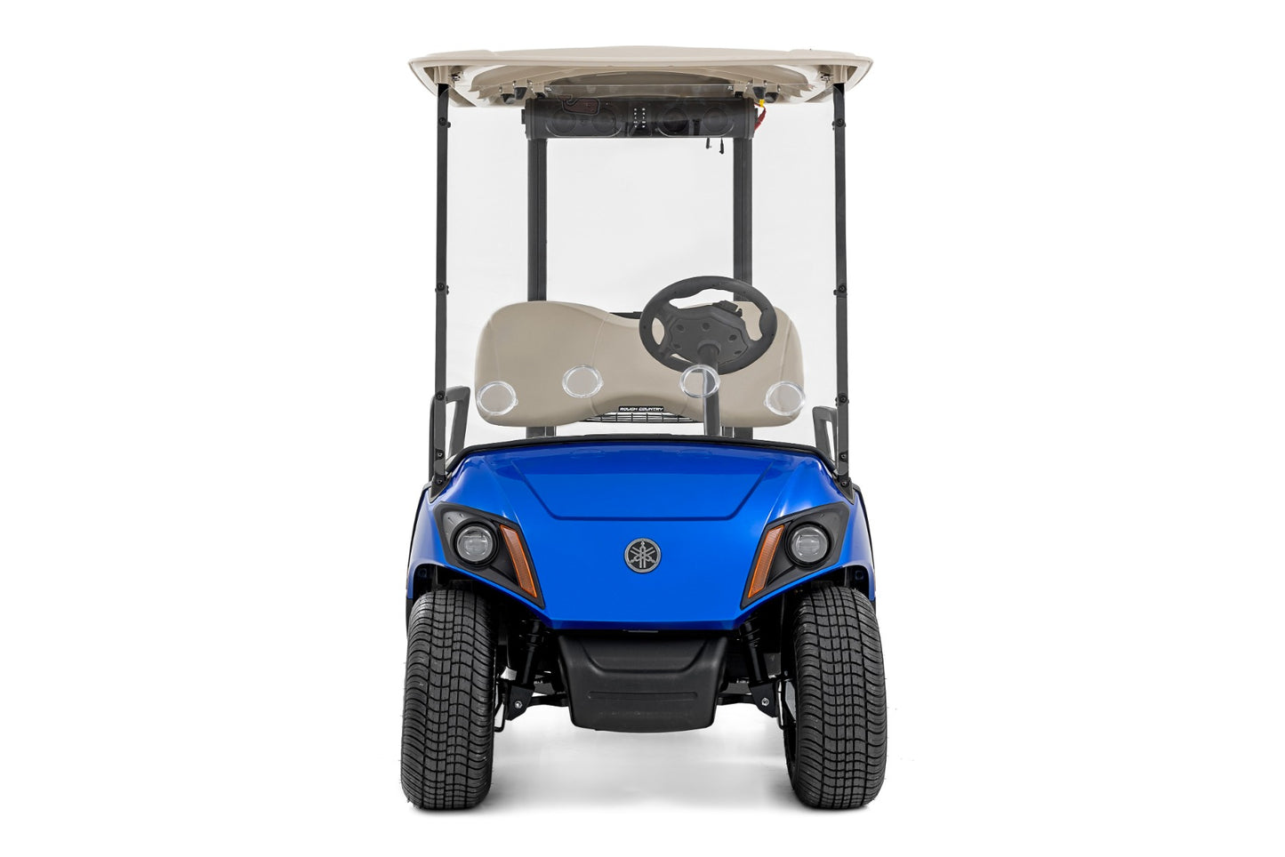 Rough Country Vented Full Windshield Scratch Resistant Yamaha Drive2 Golf Cart (2022) Rough Country