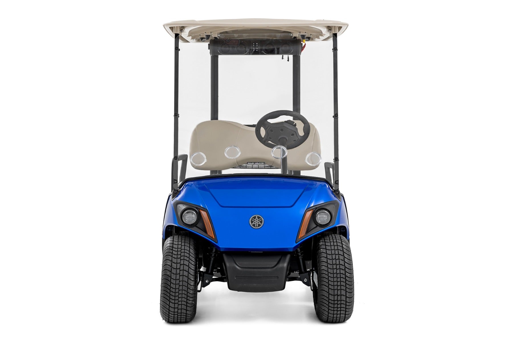 Rough Country Vented Full Windshield Scratch Resistant Yamaha Drive2 Golf Cart (2022) Rough Country