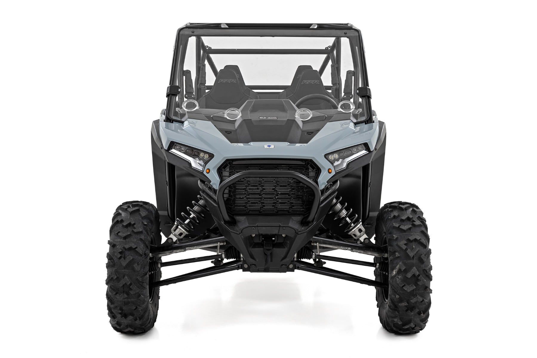 Vented Full Windshield Scratch Resistant Polaris RZR XP 4 1000 Rough Country-1