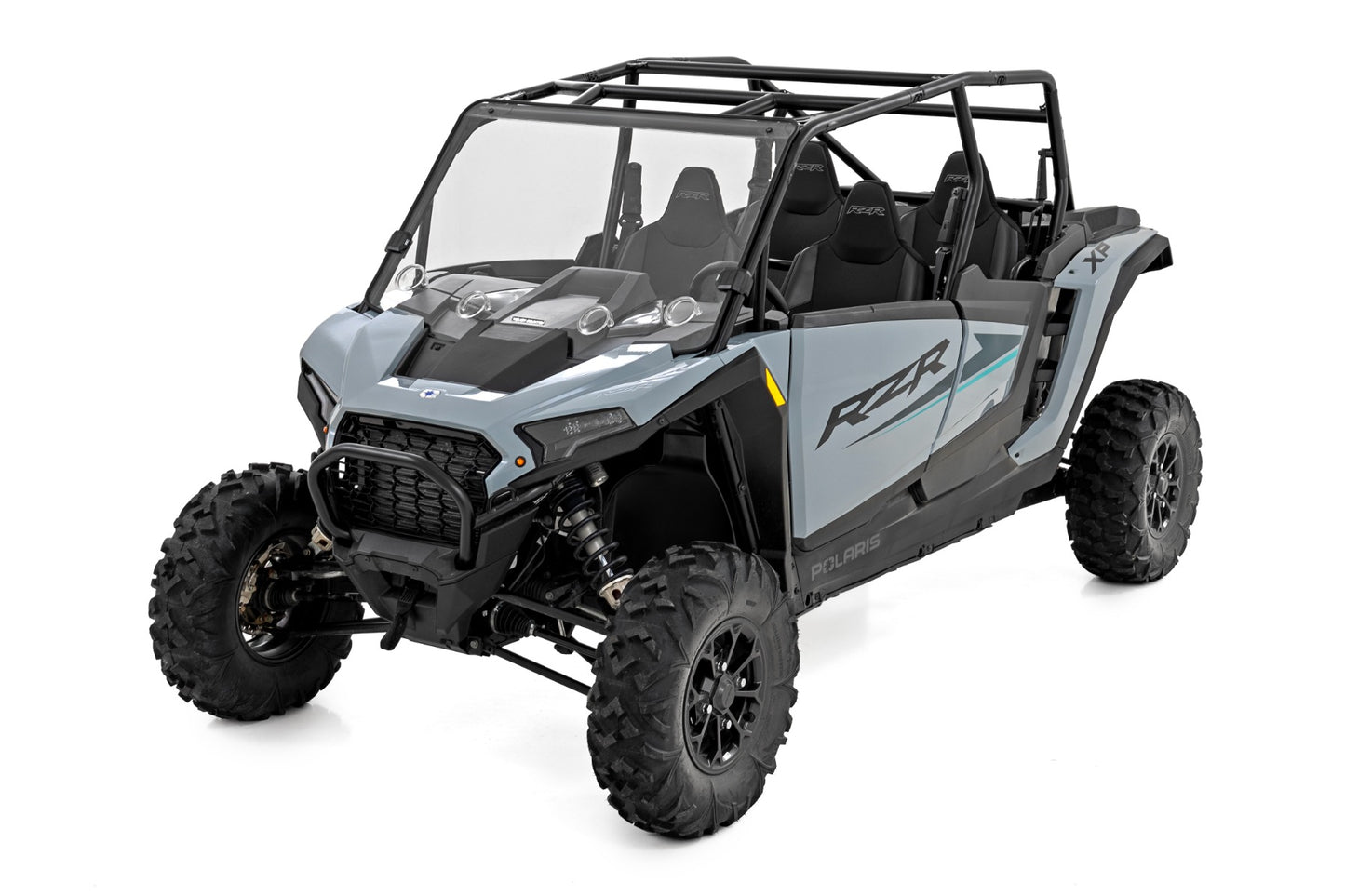 Vented Full Windshield Scratch Resistant Polaris RZR XP 4 1000 Rough Country-2