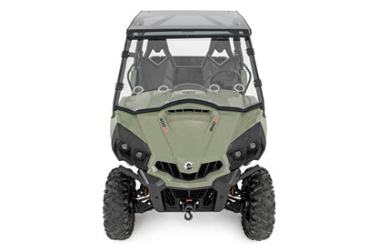 Vented Full Windshield Scratch Resistant 11-20 Can-Am Commander Rough Country-4