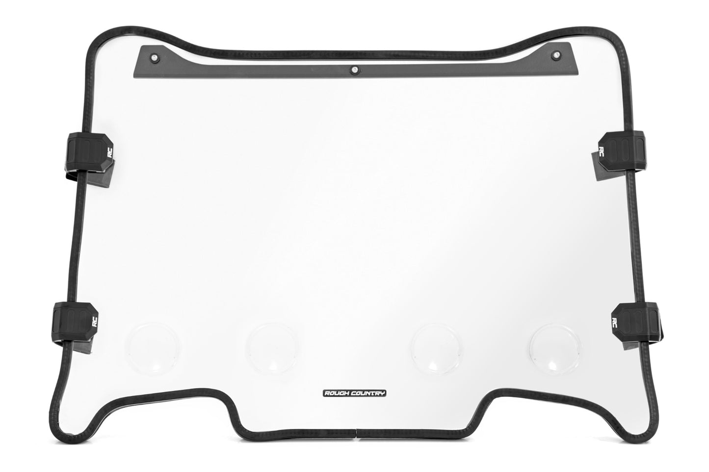 Vented Full Windshield Scratch Resistant 19-21 Polaris RZR Turbo S Rough Country-2