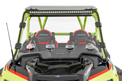 Vented Full Windshield Scratch Resistant 19-21 Polaris RZR Turbo S Rough Country-3