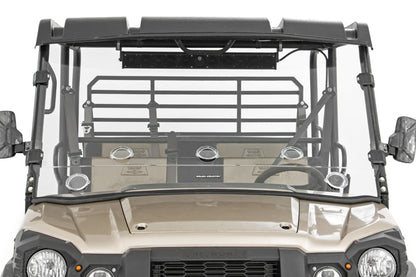 Vented Full Windshield Scratch Resistant Kawasaki Mule PRO-FX Rough Country-4