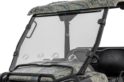 Vented Full Windshield Scratch Resistant John Deere Gator XUV 625/Gator XUV 850 Rough Country