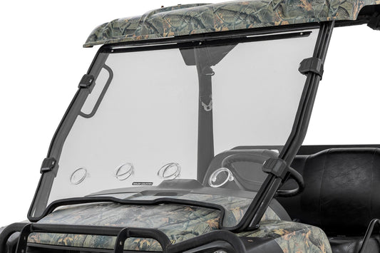 Vented Full Windshield Scratch Resistant John Deere Gator XUV 625/Gator XUV 850 Rough Country