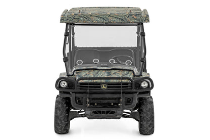 Vented Full Windshield Scratch Resistant John Deere Gator XUV 625/Gator XUV 850 Rough Country-1