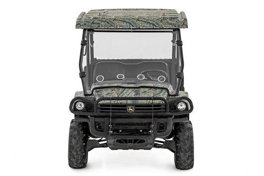 Vented Full Windshield Scratch Resistant John Deere Gator XUV 625/Gator XUV 850 Rough Country-1