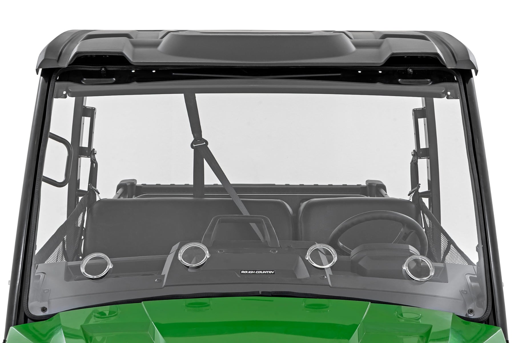 Vented Full Windshield Scratch Resistant John Deere Gator XUV 835 Rough Country