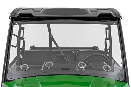 Vented Full Windshield Scratch Resistant John Deere Gator XUV 835 Rough Country