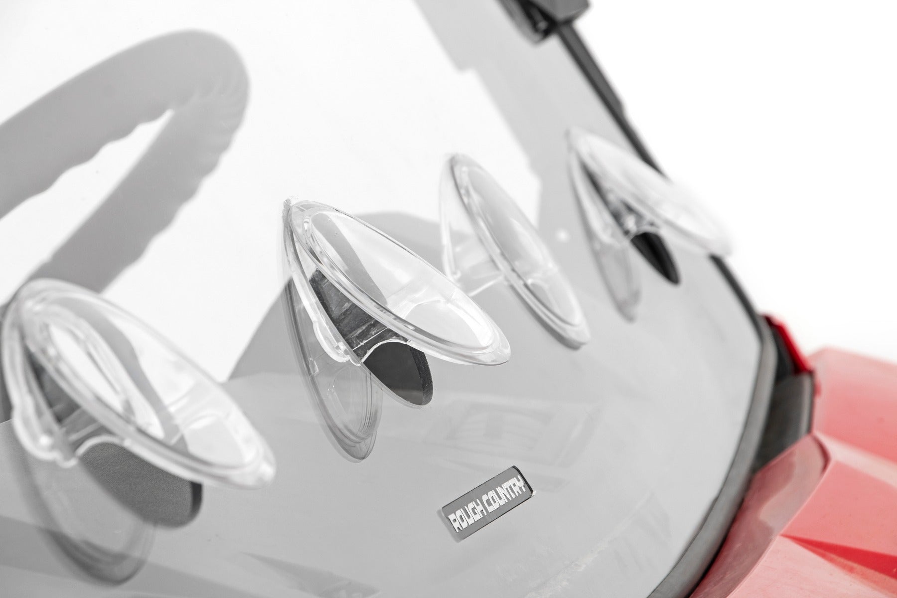 Rough Country Polaris Scratch Resistant Full Vented Windshield For 16-18 Ranger 1000XP and 13-20 Ranger 900XP Rough Country